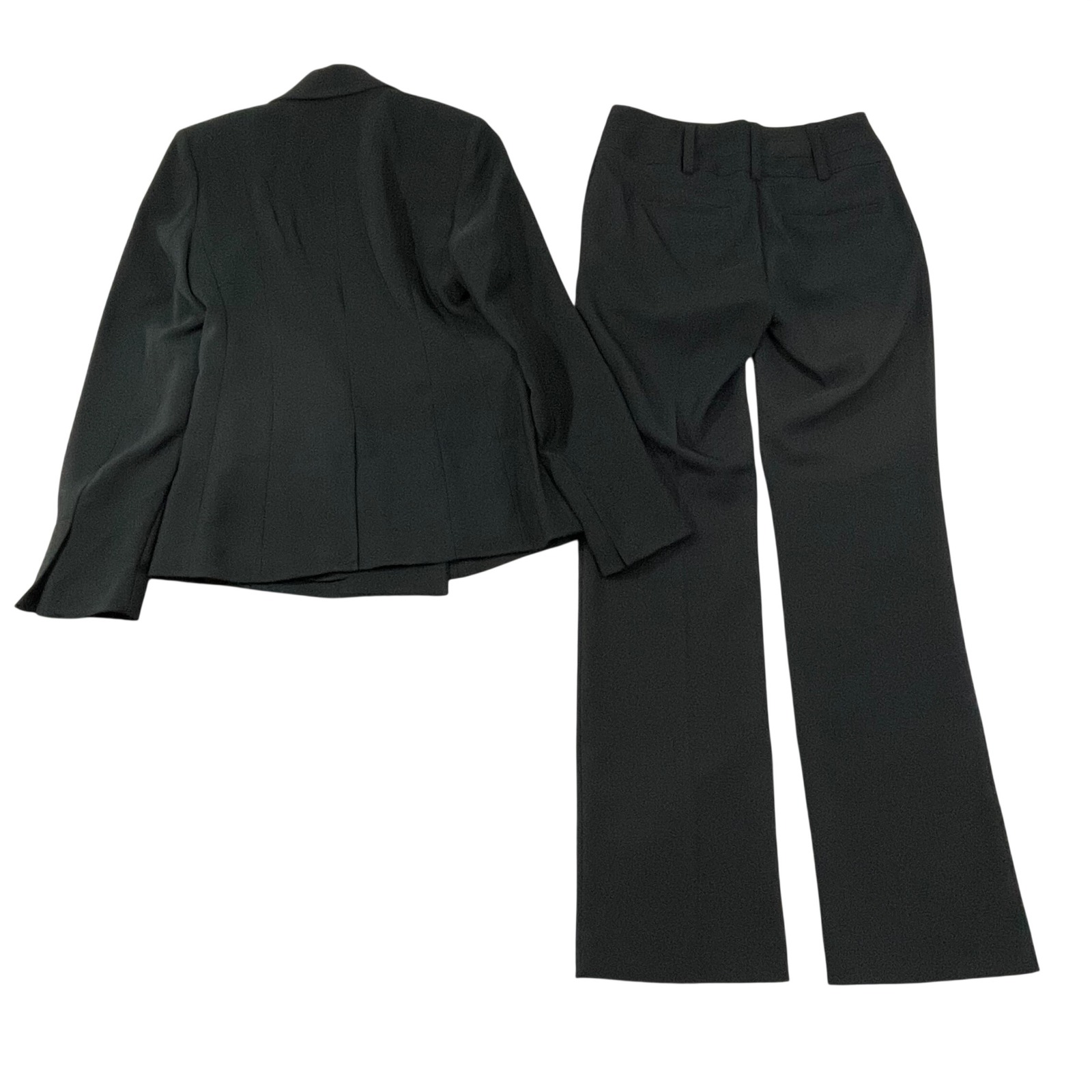 Nwt Ny&C Black Double Breasted Blazer And Flare Leg Pants Suit Set Small 2 Avg — image 2 of 8